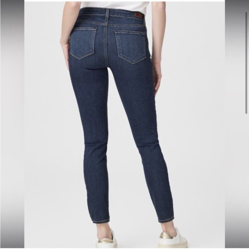 Paige Verdugo Ankle Skinny Jeans Attica Blue Size 25 NWT - Picture 2 of 7